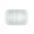 Scaldavivande Elettrico 24x17x10 cm 40W 2 scompartimenti interni con cucchiaio Arancio