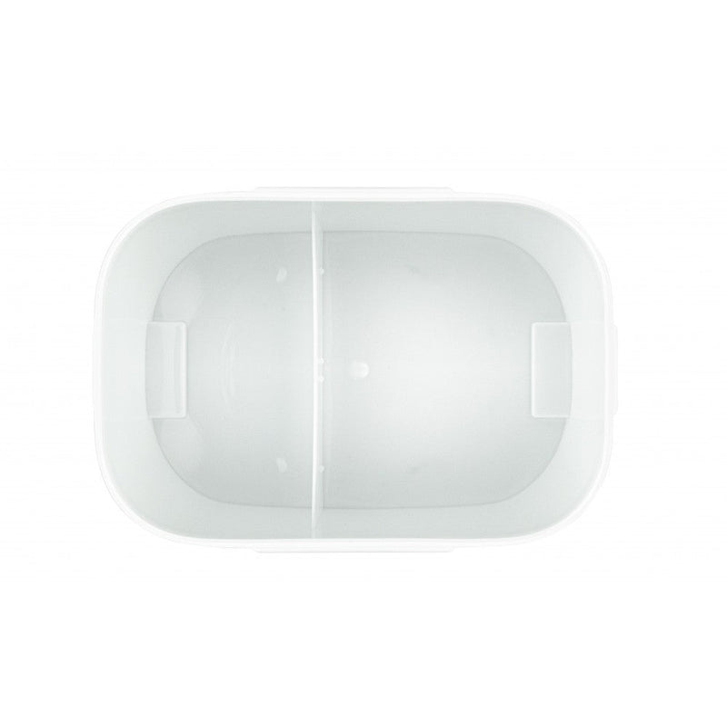 Scaldavivande Elettrico 24x17x10 cm 40W 2 scompartimenti interni con cucchiaio Arancio