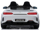 Macchina Elettrica per Bambini 2 Posti 24V con Licenza Mercedes GTR AMG Bianca