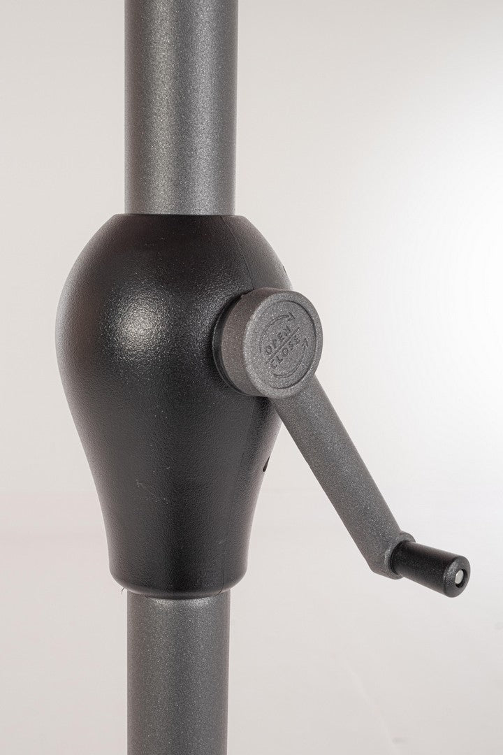 Ombrellone da Giardino 400x200x236 cm in Acciaio Brasil Tortora