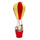 Weihnachtsmann mit Heißluftballon H80 cm mit Licht und Sound