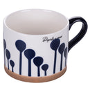 Set 2 Tazze Ø10x8 cm in New Bone China VdE Tivoli 1996 Masai Blue