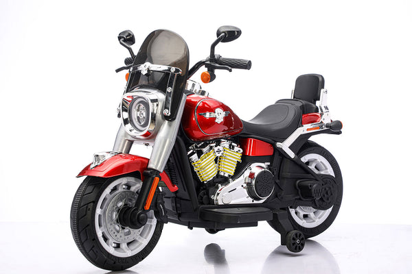 Moto Elettrica per Bambini Cruiser Acceleratore a Manubrio 12V 7Ah Rosso Metallizzato online
