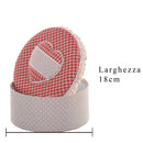 Set 2 Barattoli con Cuori Misure 18x9 cm