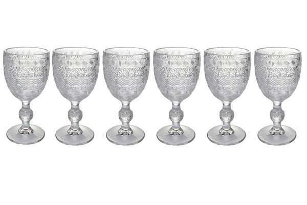 Set mit 6 Glasbechern 235 ml Villa d'Este Home Tivoli Mexico sconto