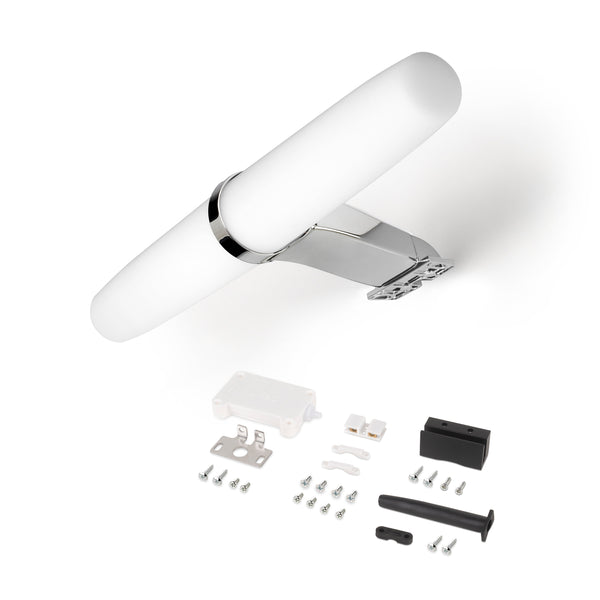 online LED Strahler für Badezimmerspiegel Gemini 5 Stück Brillantes Chrom Technoplastic und Emuca Aluminium