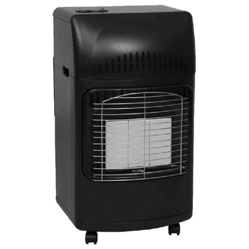 Schwarzer LPG-Gasherd für Infrarotunterkünfte im Innenbereich, 15-kg-Zylinder  sconto