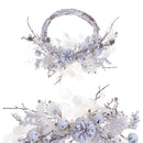 Corona di Natale con Lunaria Ø53 cm Bianco