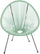 Poltrona da Giardino 72x77,5x85 cm Scooby in Acciaio e PE Verde