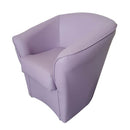 Poltrona Adda 75x66x76 cm in Similpelle lilla