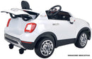 Macchina Elettrica per Bambini 12V con Licenza Fiat 500X Anniversary Rossa