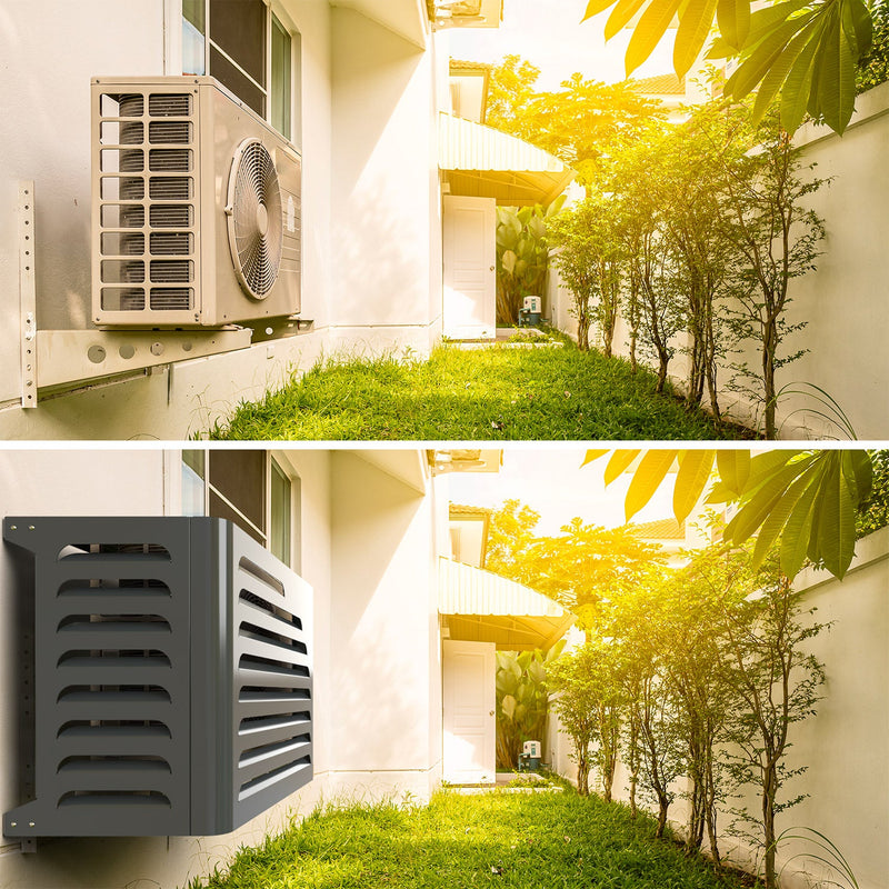 Copri Condizionatore 100x85x60 cm in Alluminio Curve M Antracite