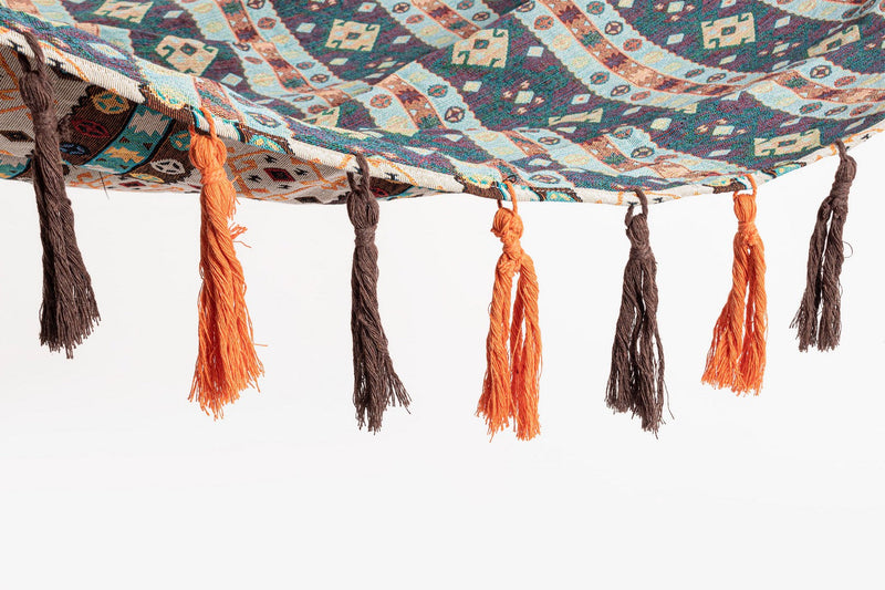 Amaca da Giardino 200x96 cm in Poli-Cotone Santander Marrone- Beige