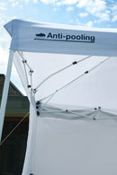 Gazebo Pieghevole da Giardino in Ferro 3x3m Bianco