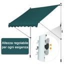 Tenda da Sole Avvolgibile 2x1,5m  Verde
