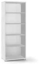 Libreria a Giorno 71x182x41 cm Ossido Bianco
