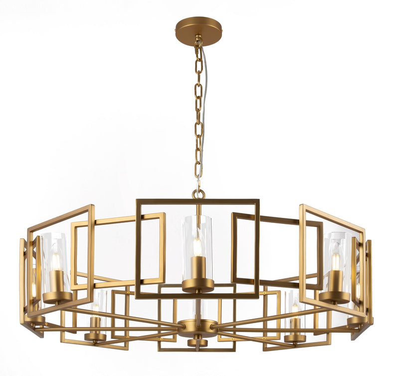 Lampada pendente House in Metallo Bowi Oro