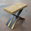 Consolle Allungabile 90-290x40x77 cm in Nobilitato Marrone