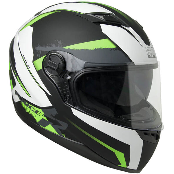 prezzo Integralhelm für Scooter CGM Atlanta 308X Grün Fluo Langes Visier