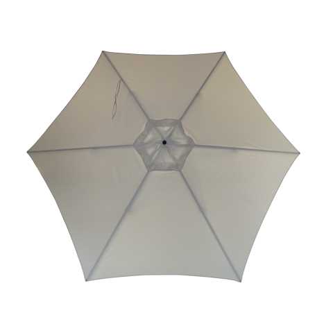 Ombrellone da Giardino Ø2,7 m in Alluminio William Ecru'