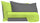Set aus Oberlaken und Kissenbezügen in Acid Green/Smoke Cotton, verschiedene Größen