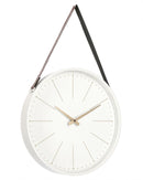 Orologio da Muro 40x6x66 cm Timeline in Legno Bianco