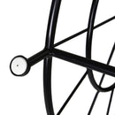 Cantinetta Portabottiglie in Metallo 50,5x35x73 cm 18 Bottiglie  Nero