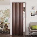 Porta a Soffietto da Interno 88,5x214 cm in PVC Florance Noce Mansonia