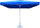 Gartenschirm 3x3m in Aluminiumstange Ø48 mm Vomero Blau Polyester Baldachin
