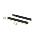 Set 10 Guide Cassetto con Chiusura Soft 45x450 mm in Acciaio Emuca Nero