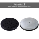 2 Colonnine Separacode Oro con Corda Rossa in Acciaio Inox Ø32x95 cm 