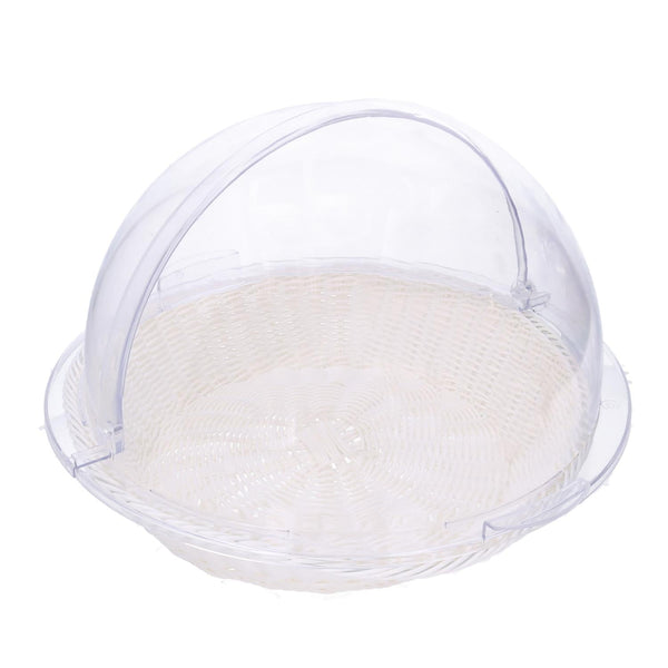 Cesta Porapane Ø41,5xh26 cm con Cupola Trasparente sconto