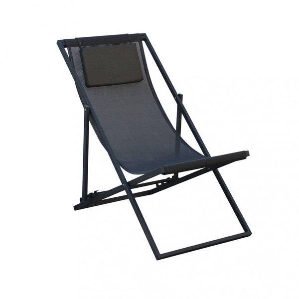 online Avana Liegestuhl 97x52x76 h cm in Anthrazit Textilene