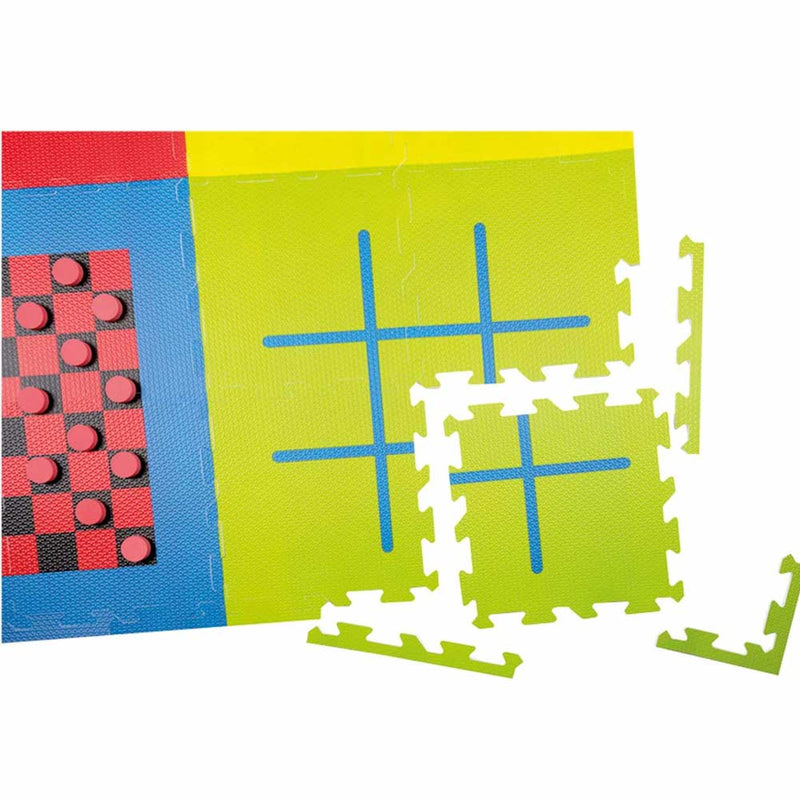 Tappeto Puzzle Maxi per Bambino 36pz 120x120 cm Giochi di Società con Accessori