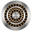 Camino a Vapore Acqueo 3D ROUND3D750 Ø75x17 cm Controllo in App in Acciaio Inox 