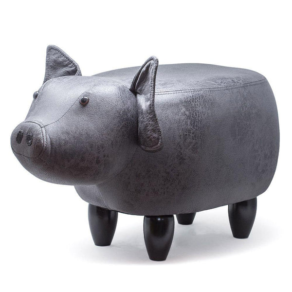 Hocker Pouf Fußstütze für Kinder 66x34x36 cm Grey Pig Divina Home acquista