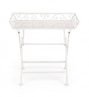 Set 2 Tavolini 63x40x60 cm Emily in Acciaio