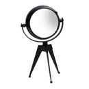 Orologio da Tavolo 11x8xh20 cm in Metallo Nero