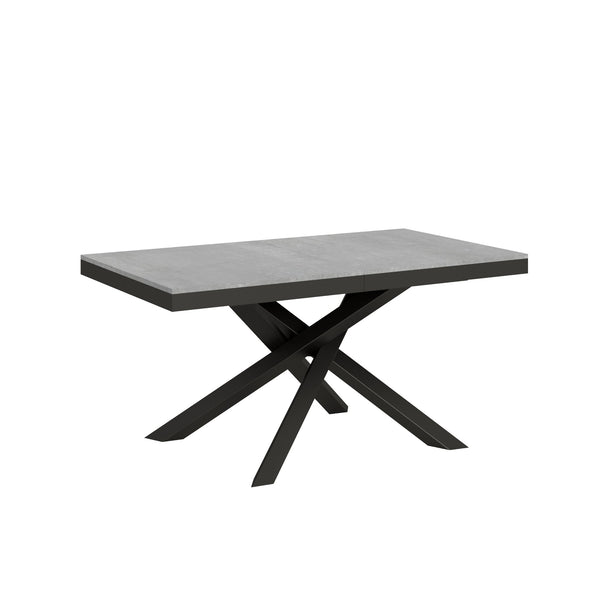 Tavolo Allungabile 160-264x90x80 cm Volantis Evolution Cemento online
