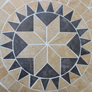 Tavolo Rotondo Perse Ø90x74 h cm in Acciaio Tortora