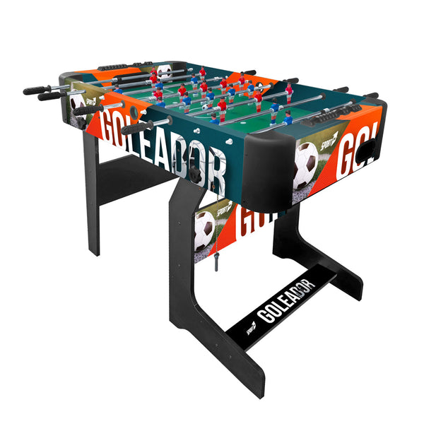 sconto Calciobalilla Pieghevole con Aste Telescopiche 122x61x80 cm in Mdf