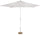 Ø3m Gartenschirm aus Eisen und grauem Gartenpolyester