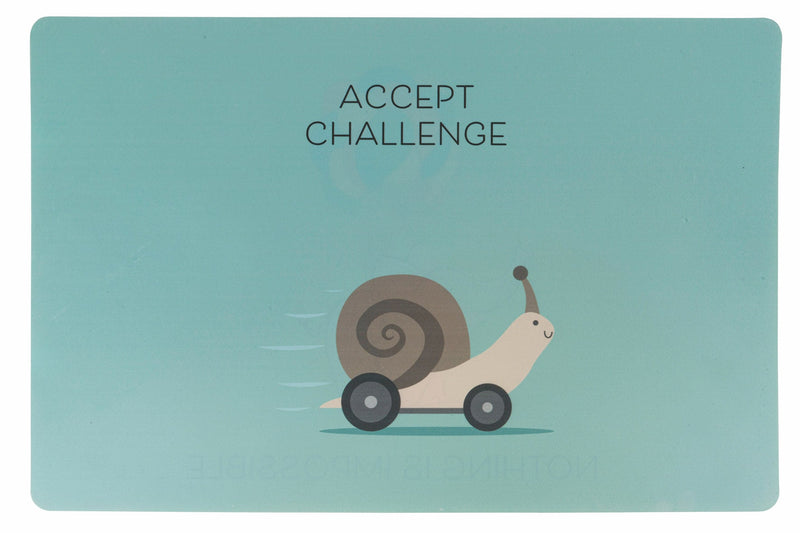 Set 6 Tovagliette Rettangolare Double Face 45x30 cm Villa d'Este Home Tivoli Be Positive