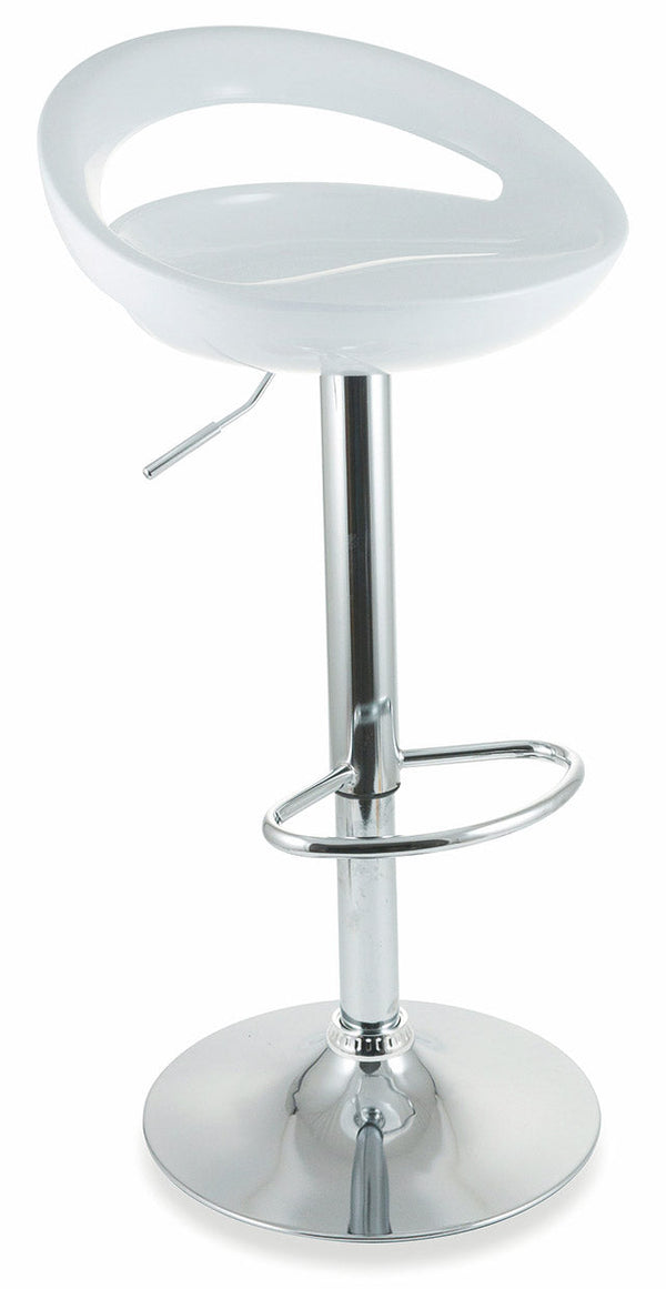 Hocker mit Gasfeder und Drehsitz aus Soriani White ABS prezzo