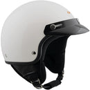Casco Demi-Jet per Scooter con Frontino SKA-P 1 FH Smarty Bianco Metal 