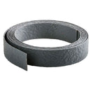 Bordo Flessibile da Giardino Verdemax Effetto Roccia 10 m x 12 cm in PP Grigio      