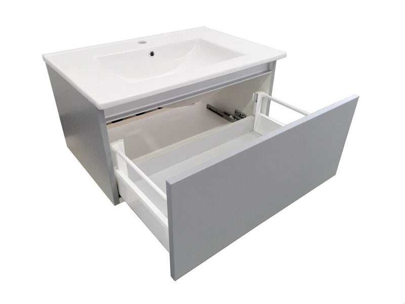 Mobile Bagno Sospeso 70 cm in Legno TFT Ibiza Grigio Opaco