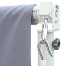 Tenda da Sole Autoportante 2,95x2,94 cm in Metallo e Poliestere Grigia