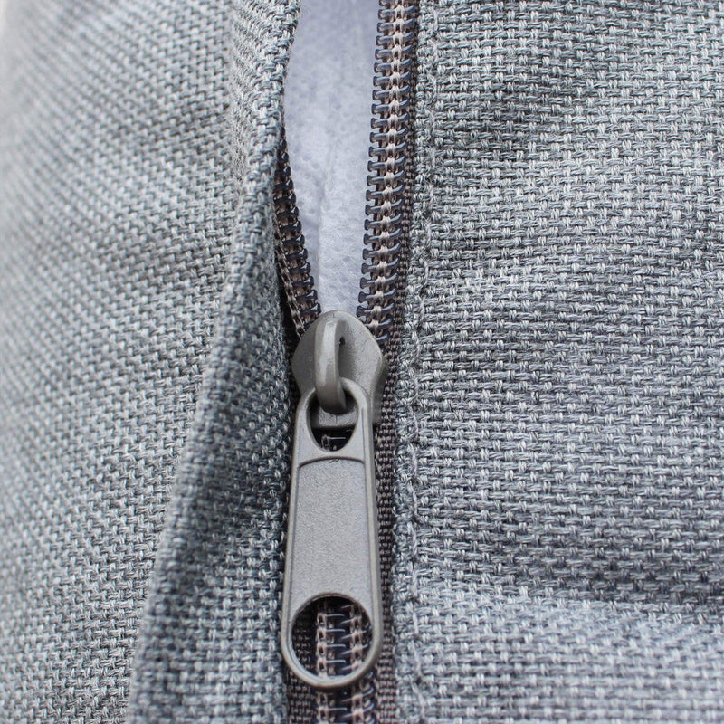 Set Salotto da Giardino Divano 2 Poltrone e Tavolino con Cuscini in Alluminio Antracite