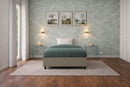 Letto 1 Piazza e Mezza Contenitore Imbottito Similpelle Cappuccino Boxmax Varie Misure